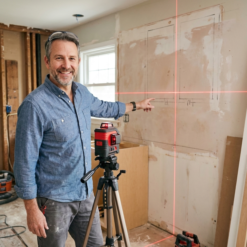 Best Laser Levels for Tiling, Framing, and Hanging Cabinets