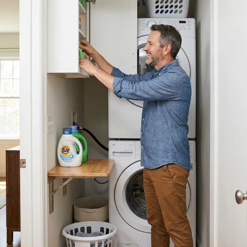Maximize Space in a Small Laundry Room