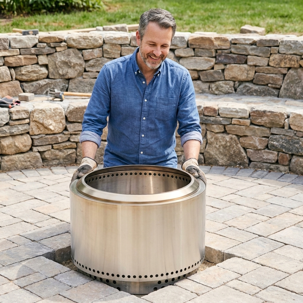 Build a DIY Smokeless Fire Pit