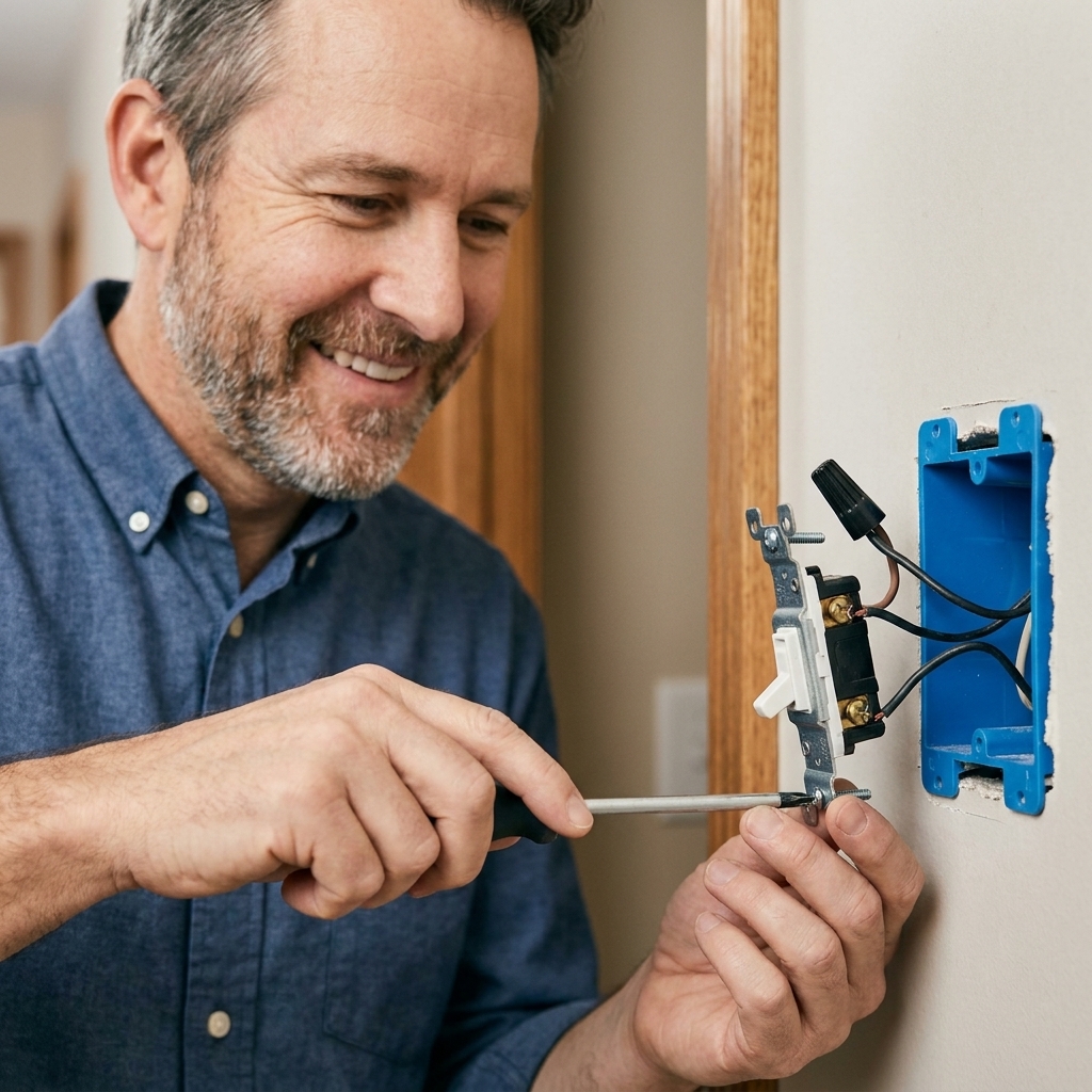 Replace a Single-Pole Light Switch Safely