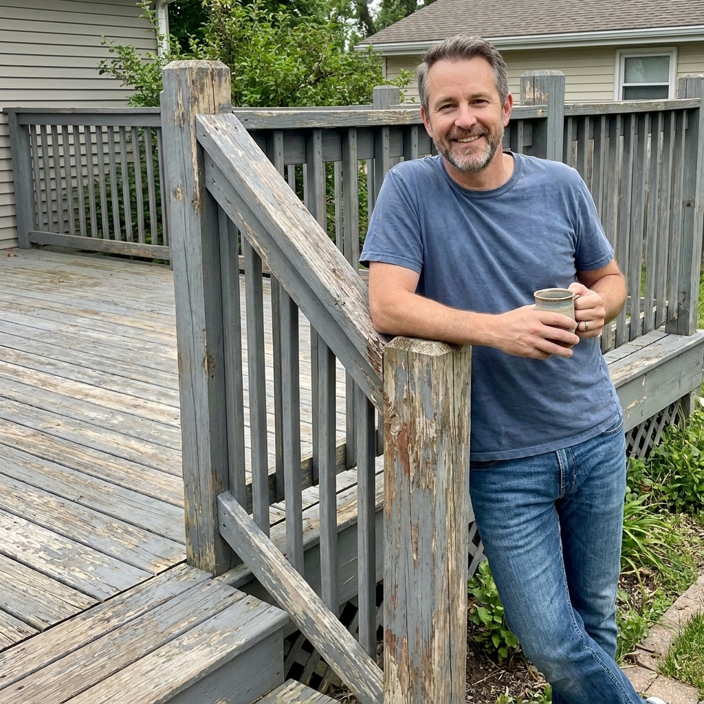 Prep, Sand, and Restain a Weathered Deck