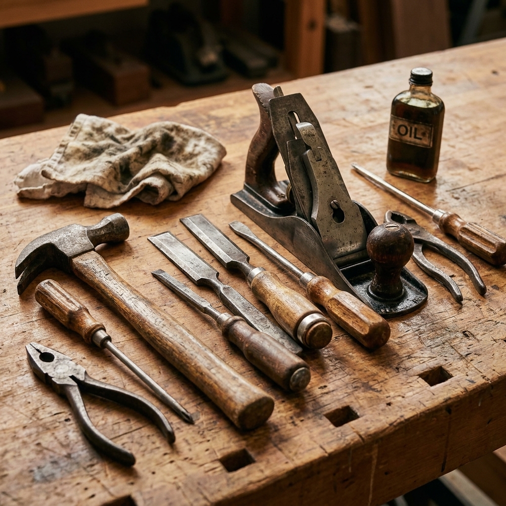 Clean, Sharpen, and Maintain Your Hand Tools